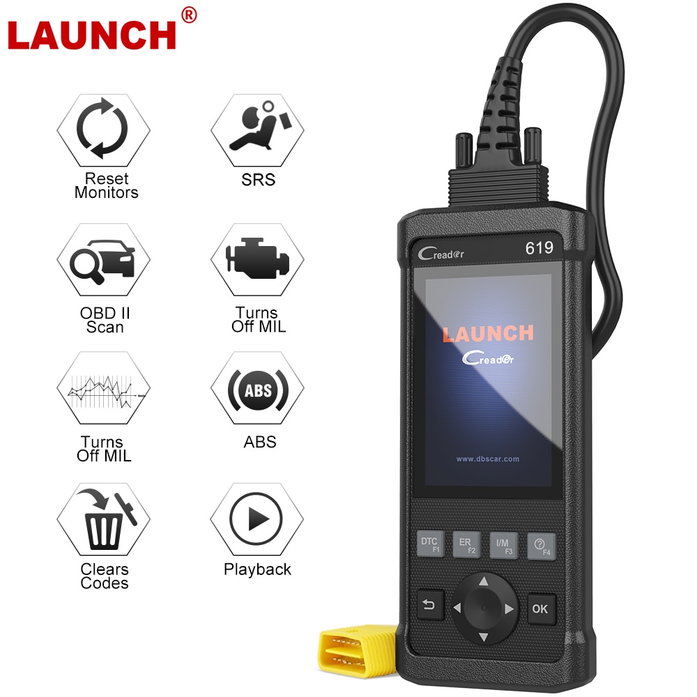 LAUNCH CR619 OBD2 ĳ  ABS SRS ڵ  ..